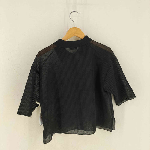 ロペ ROPE 洗える シアークロップドポロニット レディース